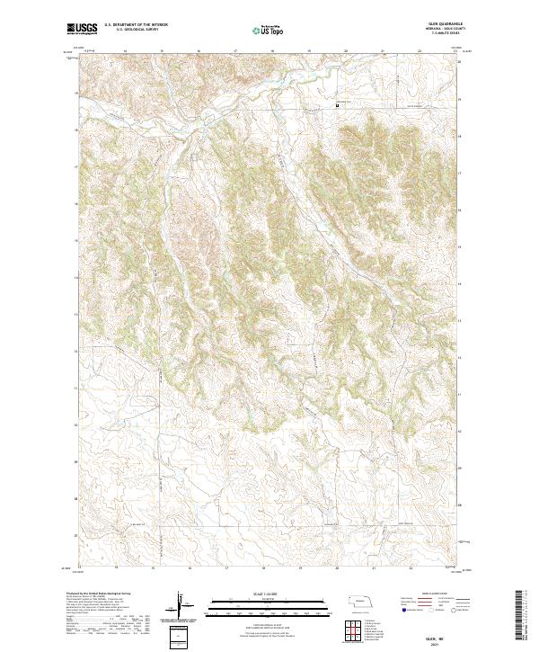 USGS Topographic Map – Glen