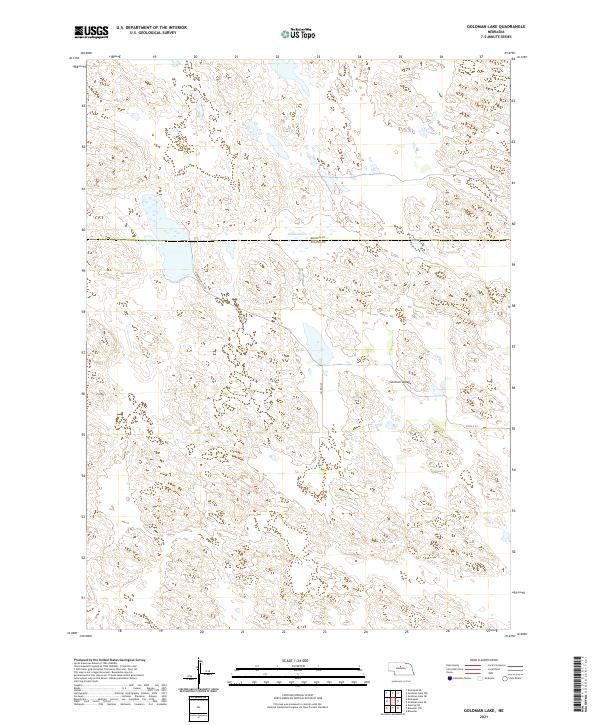USGS Topographic Map – Goldman Lake