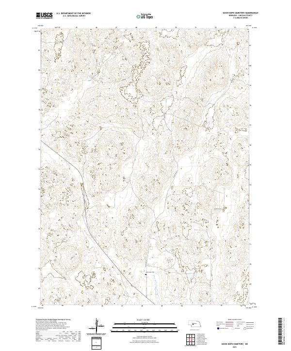 2021 Map of Good Hope Cemetery, 2021 Print