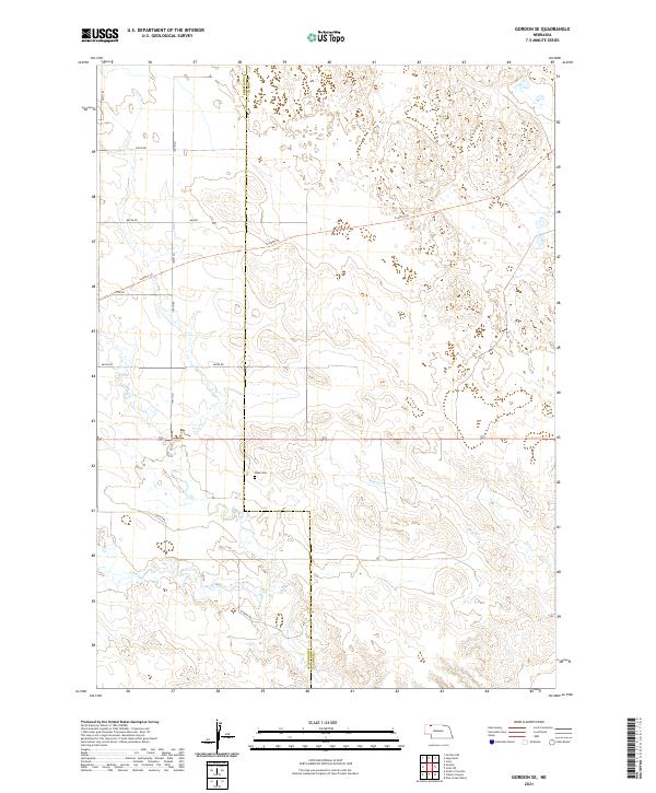 2021 Map of Gordon SE, 2021 Print