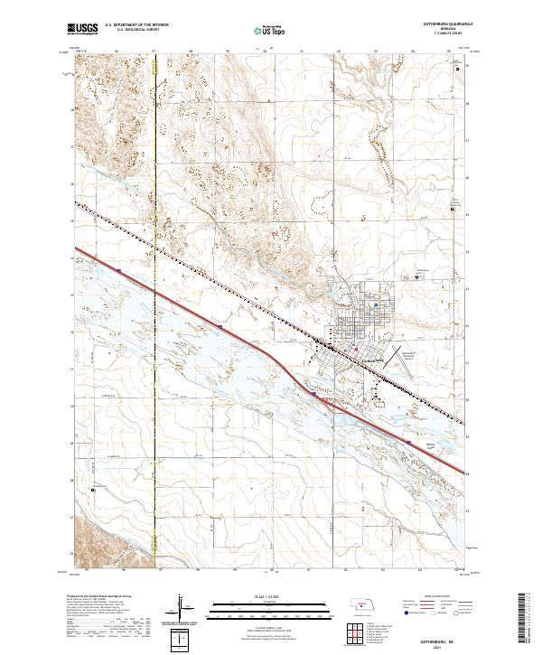 USGS Topographic Map – Gothenburg