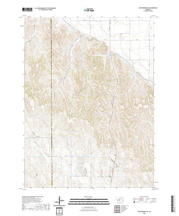 USGS Topographic Map – Gothenburg SW