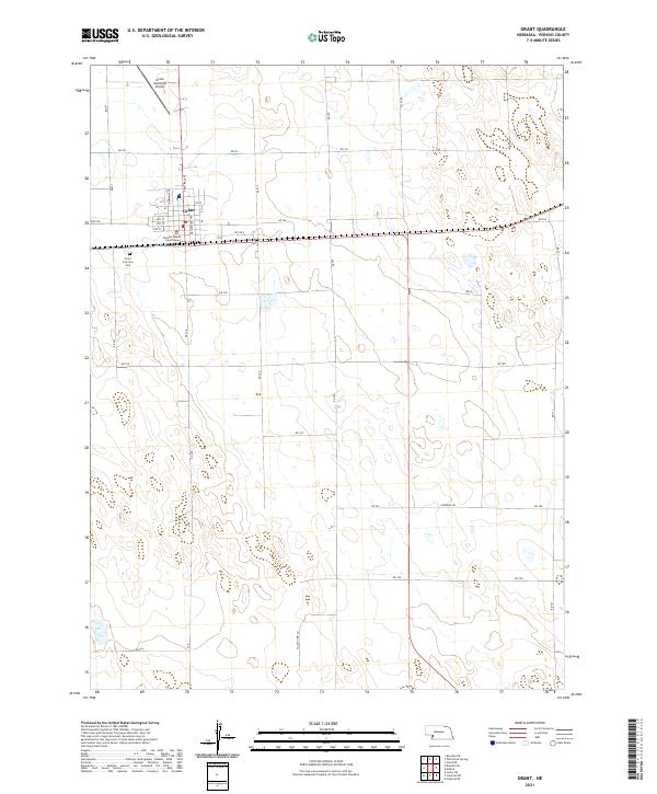 USGS Topographic Map – Grant
