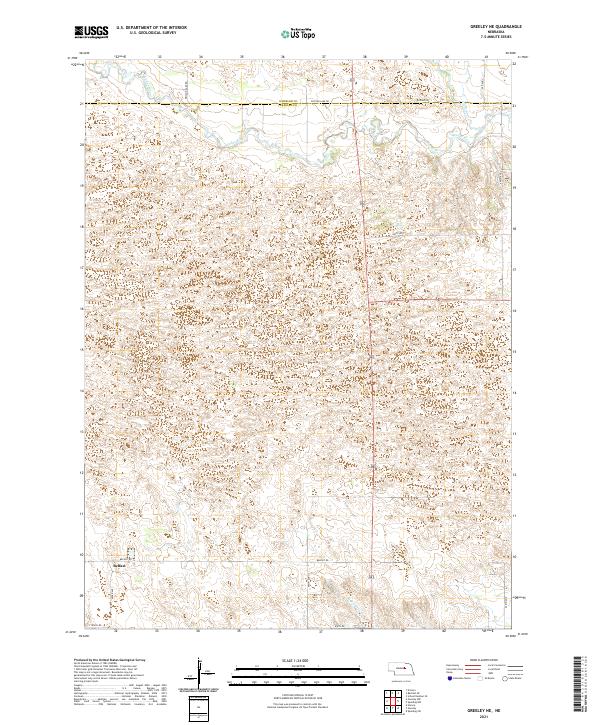 USGS Topographic Map – Greeley NE
