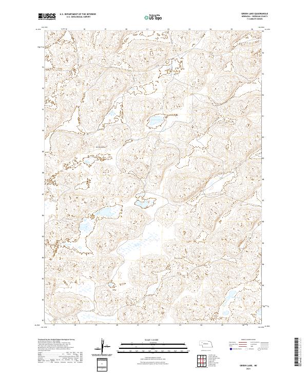 USGS Topographic Map – Green Lake
