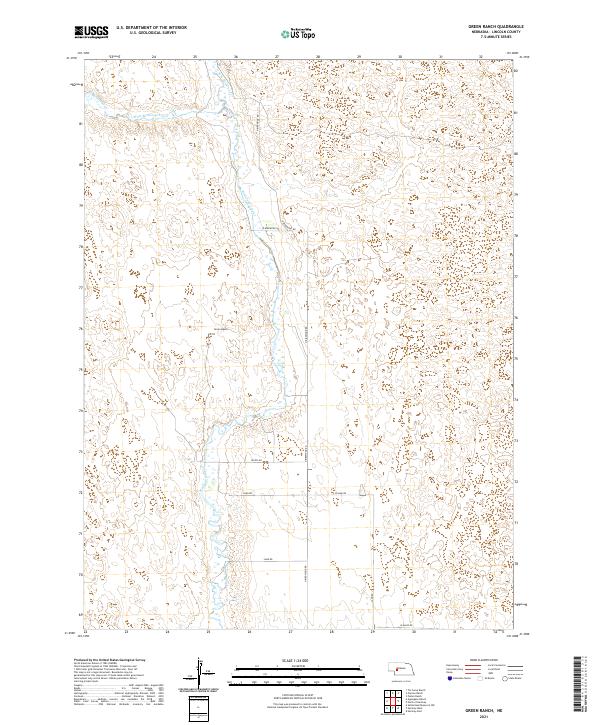 USGS Topographic Map – Green Ranch