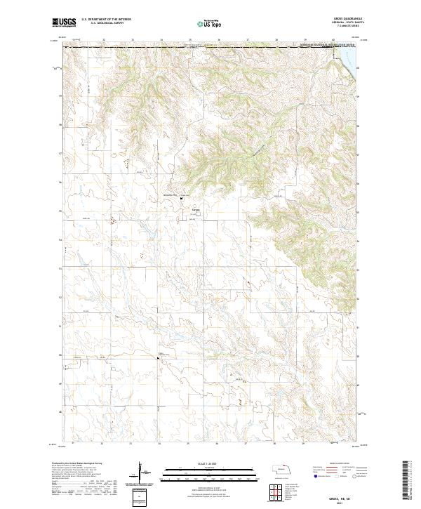 USGS Topographic Map – Gross