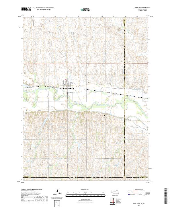 USGS Topographic Map – Guide Rock