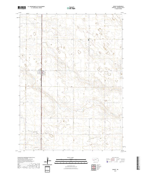 USGS Topographic Map – Gurley