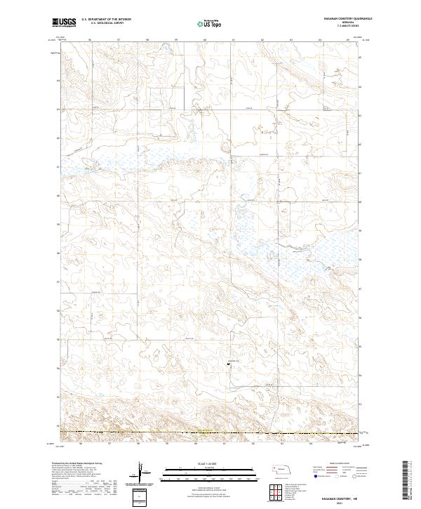 USGS Topographic Map – Hagaman Cemetery