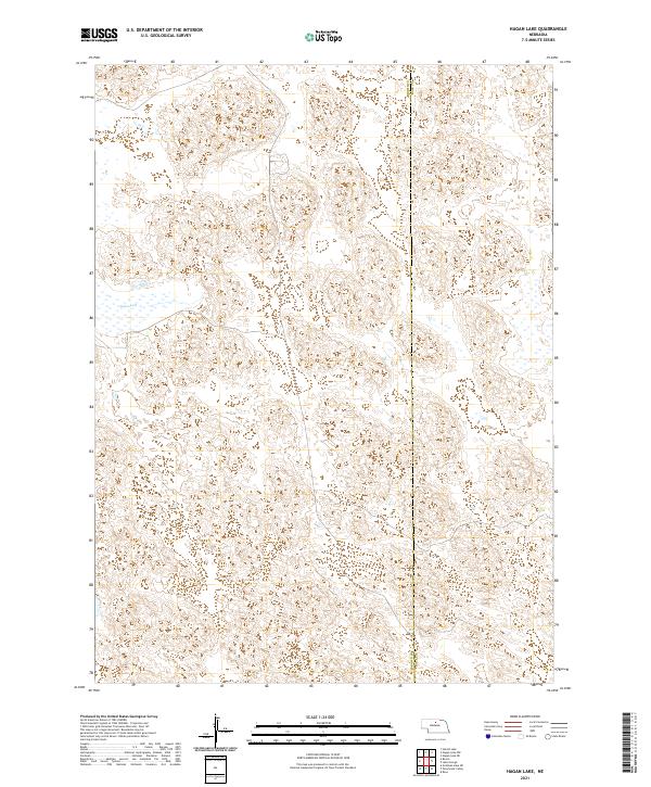 USGS Topographic Map – Hagan Lake