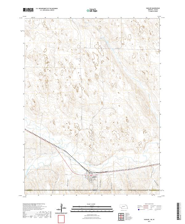 USGS Topographic Map – Haigler
