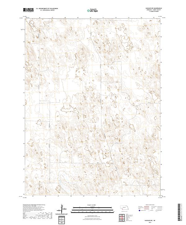 USGS Topographic Map – Haigler NW