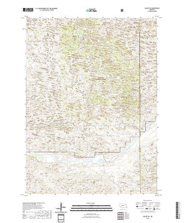 2021 Map of Halsey SE, 2021 Print