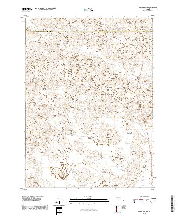 USGS Topographic Map – Happy Hollow