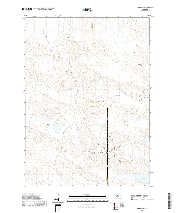 USGS Topographic Map – Harr Valley
