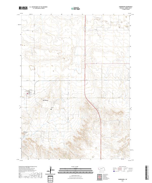 USGS Topographic Map – Harrisburg