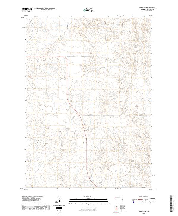2021 Map of Harrison SE, 2021 Print