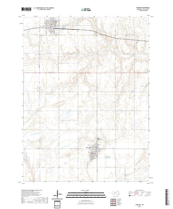 USGS Topographic Map – Harvard