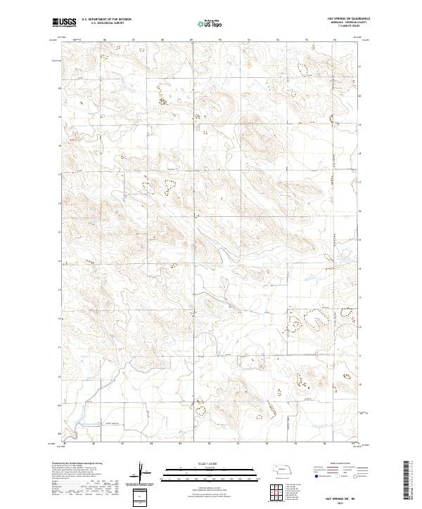 USGS Topographic Map – Hay Springs SW