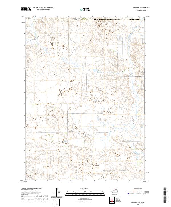 USGS Topographic Map – Hayford Lake