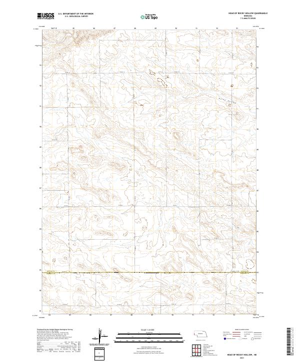2021 Map of Head of Rocky Hollow, 2021 Print