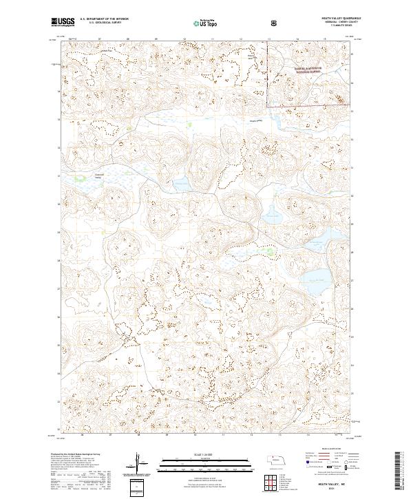USGS Topographic Map – Heath Valley