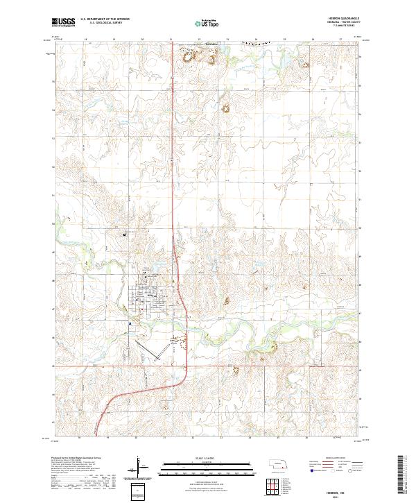 USGS Topographic Map – Hebron