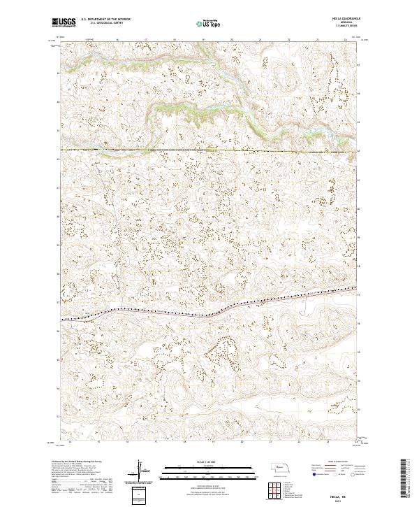 USGS Topographic Map – Hecla