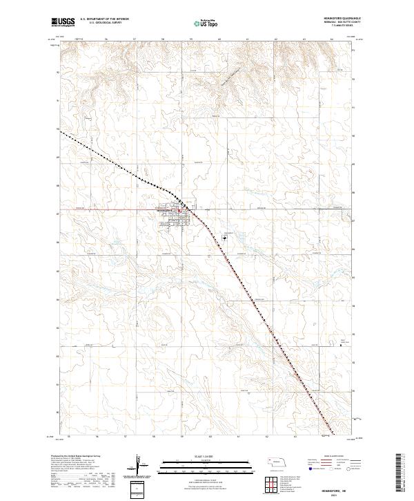 USGS Topographic Map – Hemingford