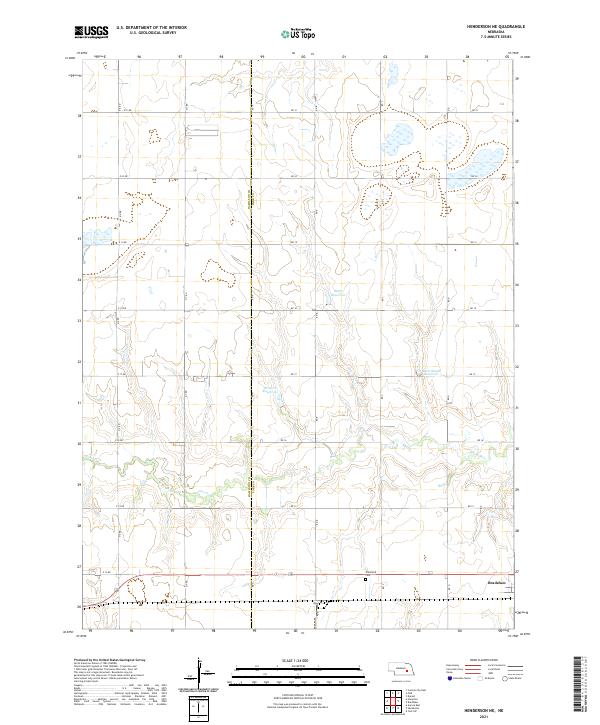 USGS Topographic Map – Henderson NE