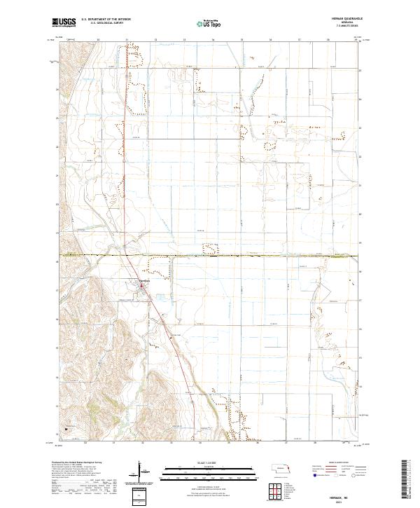 USGS Topographic Map – Herman