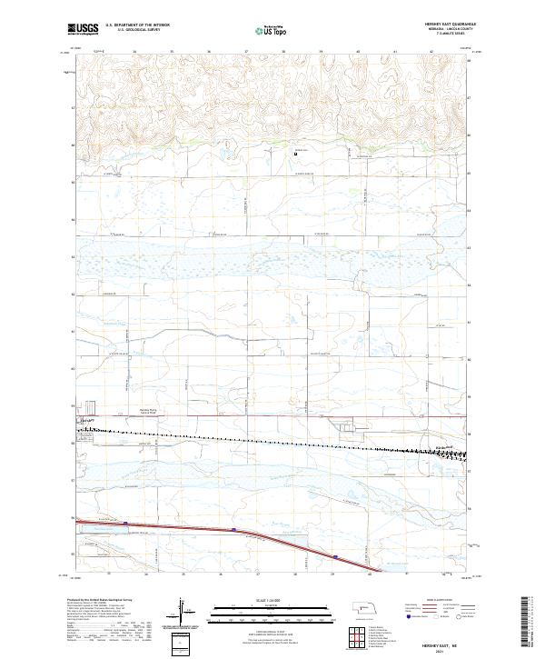 USGS Topographic Map – Hershey East
