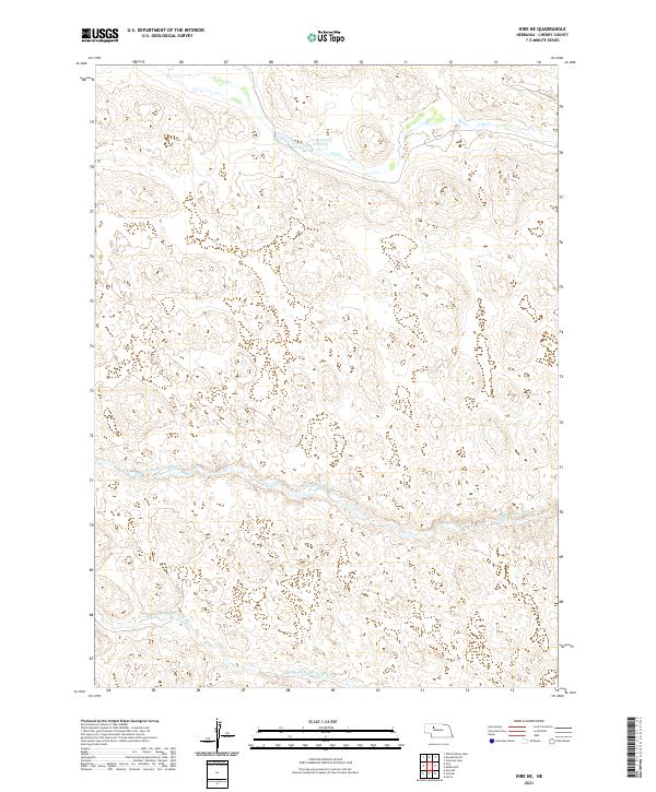 USGS Topographic Map – Hire NE