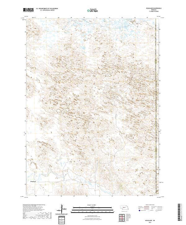 USGS Topographic Map – Hoagland