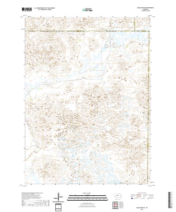 USGS Topographic Map – Hoagland NE