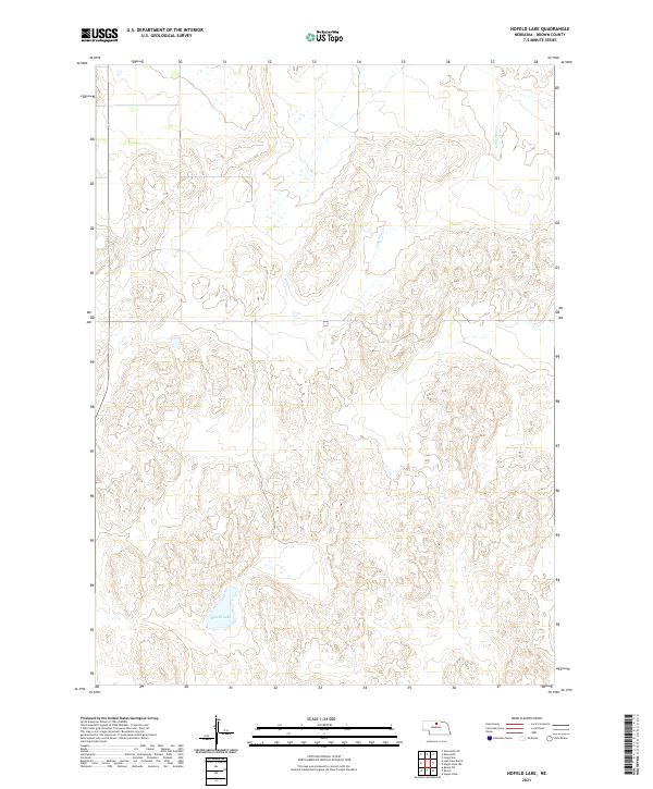 USGS Topographic Map – Hofeld Lake