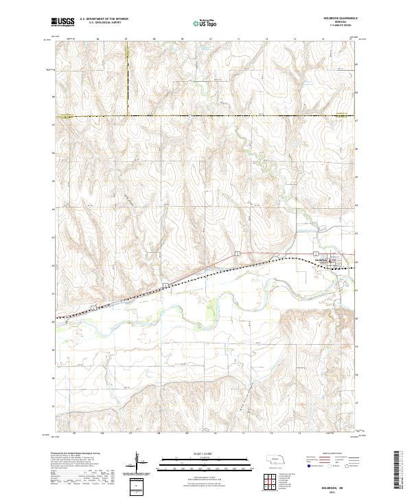 USGS Topographic Map – Holbrook