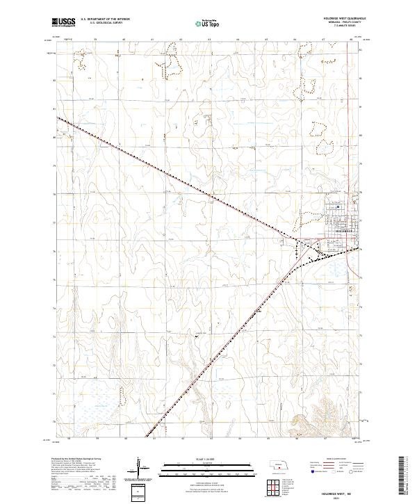 USGS Topographic Map – Holdrege West