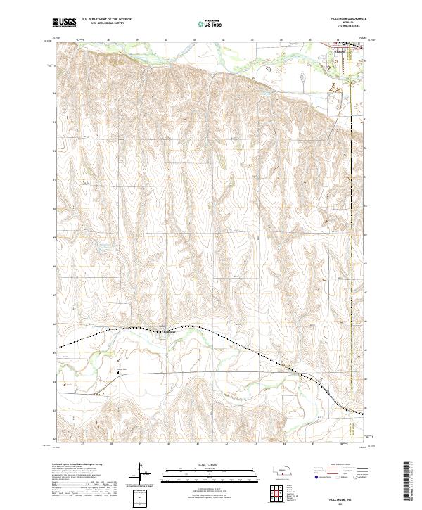 USGS Topographic Map – Hollinger