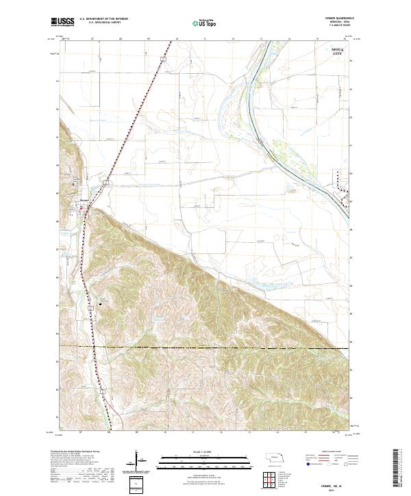 USGS Topographic Map – Homer