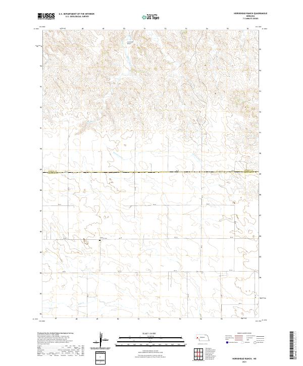 2021 Map of Horsehead Ranch, 2021 Print