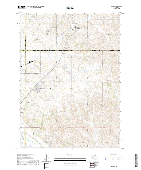 USGS Topographic Map – Hoskins