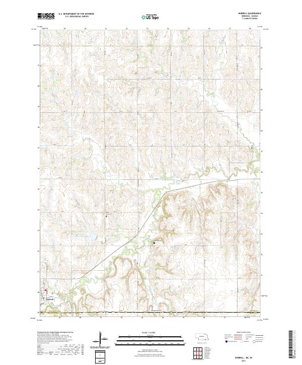 USGS Topographic Map – Hubbell