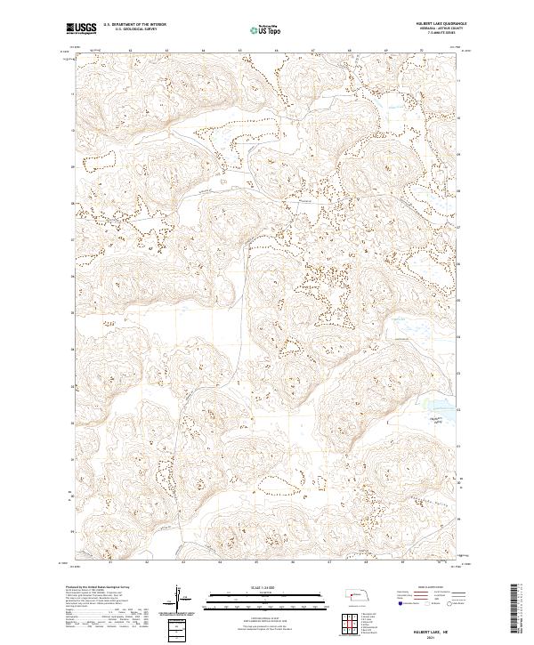 USGS Topographic Map – Hulbert Lake