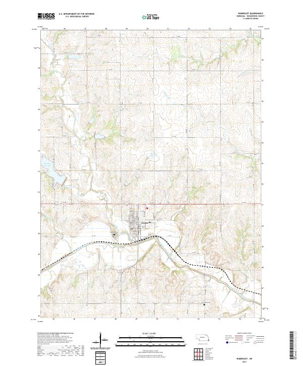 USGS Topographic Map – Humboldt