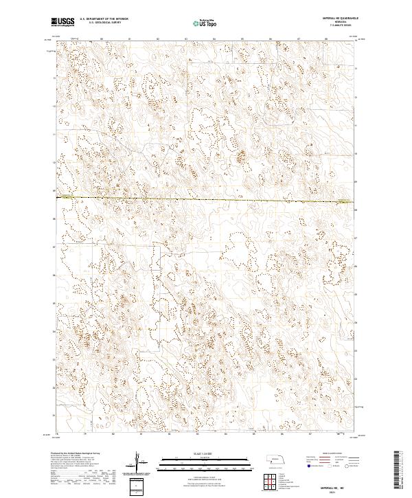 2021 Map of Imperial NE, 2021 Print