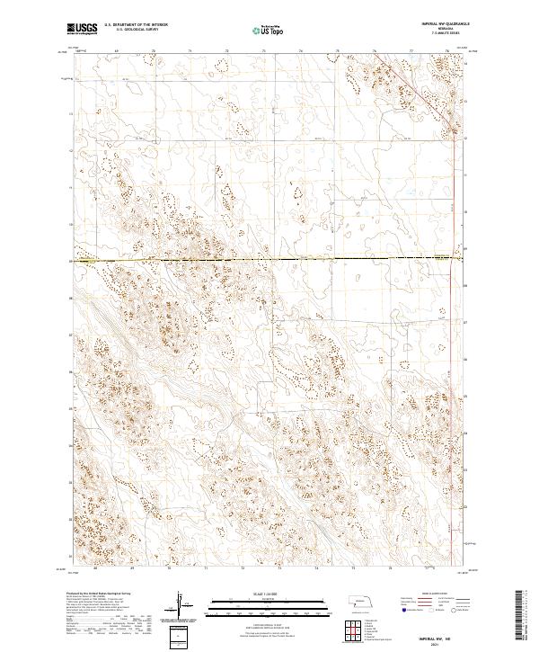 2021 Map of Imperial NW, 2021 Print