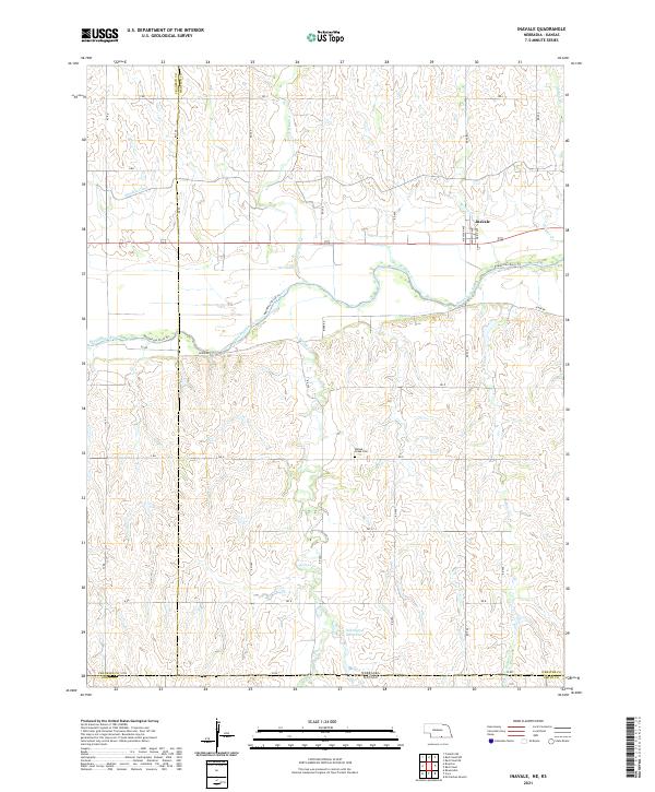USGS Topographic Map – Inavale