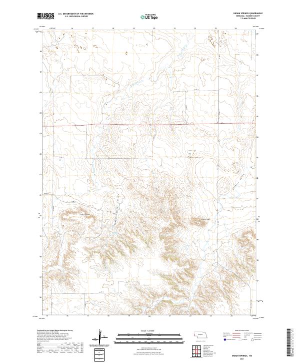 USGS Topographic Map – Indian Springs